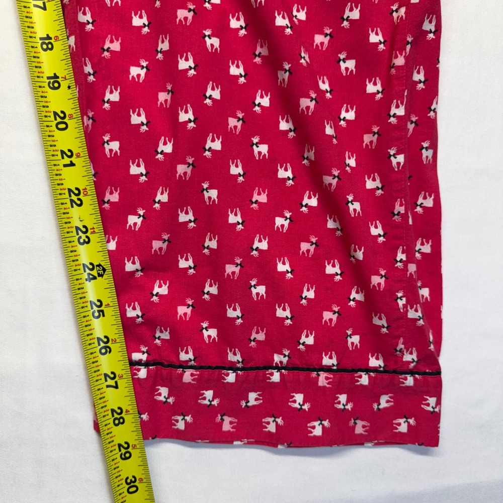 Victoria's Secret XL Pink Reindeer Pajama Set Christmas Modal Lounge Set Holiday - Picture 13 of 14